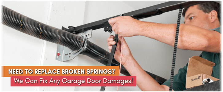 Broken Garage Door Spring Pacific MO
